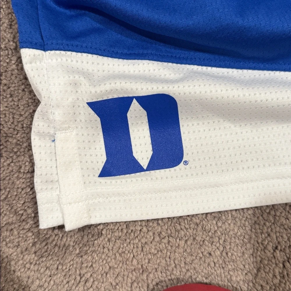 Nike Dri-Fit Blue/White Duke University Basketball Shorts SIZE L